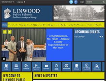 Tablet Screenshot of linwoodschools.org
